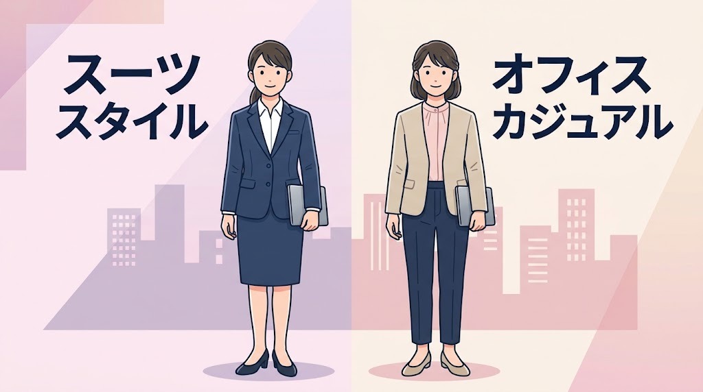 就活イベントに行く女性の服装例